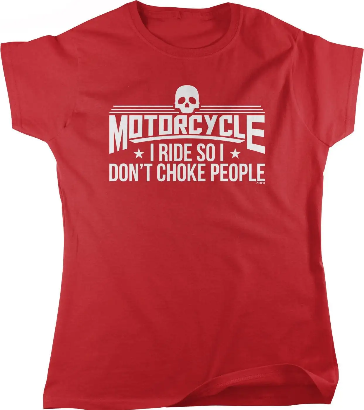 Motorcycle I Ride So Don't Choke People Women's T shirt HOOD_01268