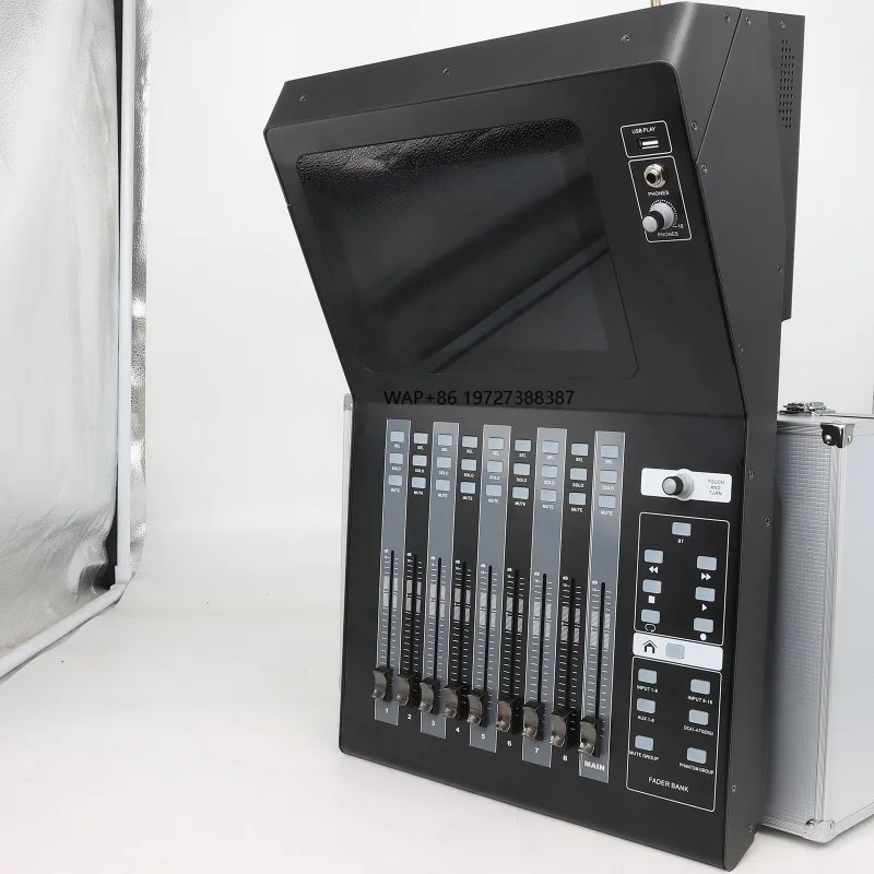 

GOFEDA GOX-DMI3 Professional Digital Rack Mixer 16 Channels Metal Input Console with Bluetooth AUX Recording