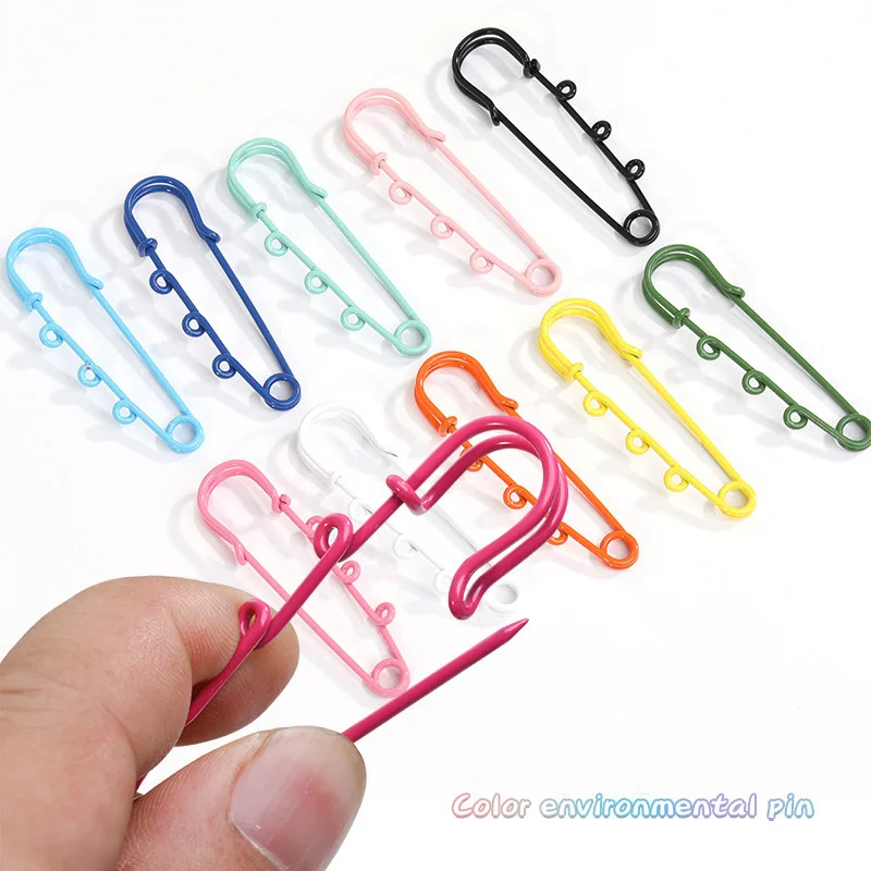 10 Stück Sicherheitsnadeln, Bunte Anstecknadeln, Kleidungsanhänger, DIY-Pullover, Dekorative Schmuckaccessoires, Großhandelskauf – Detail 4