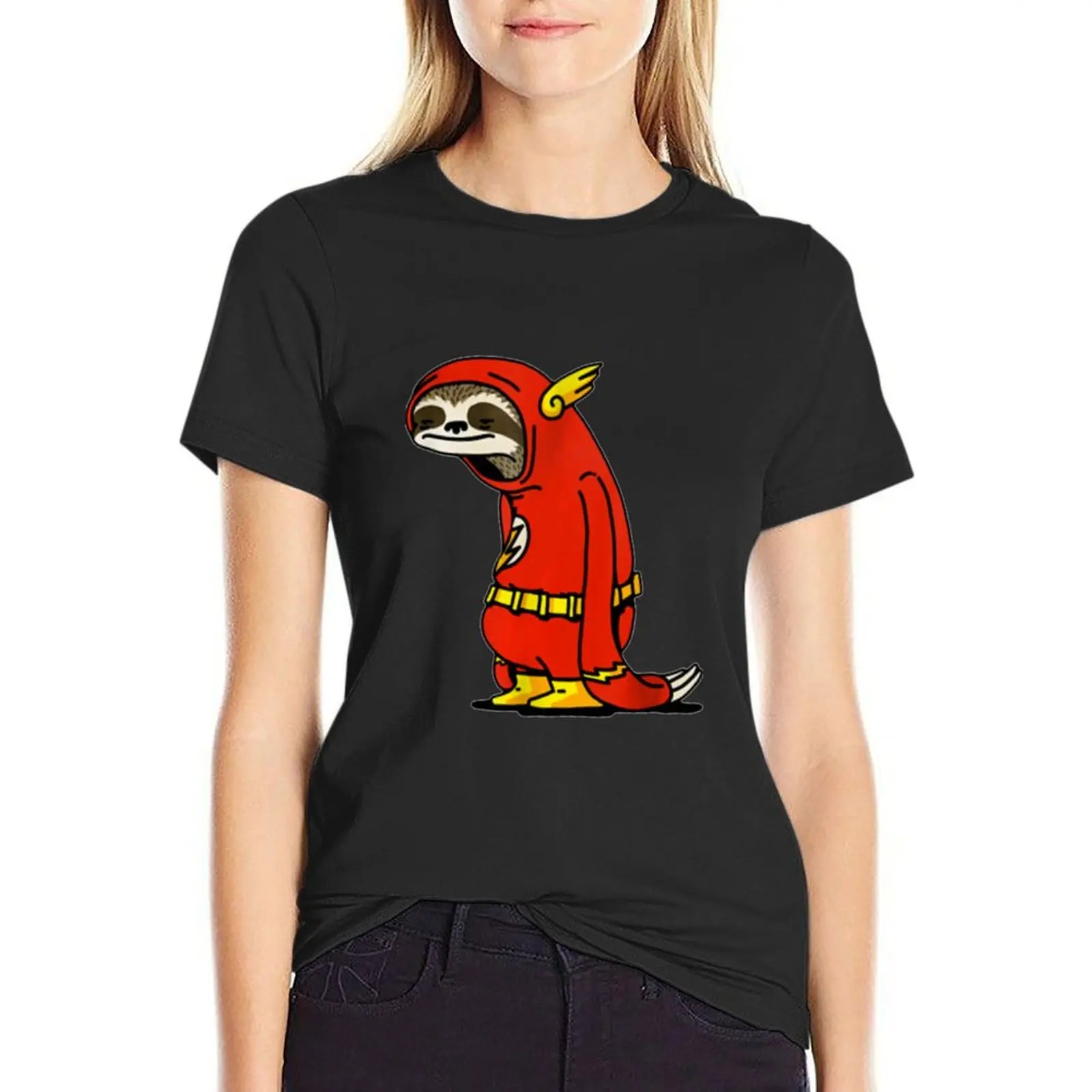 

Flash Sloth Classic TShirt2951 T-Shirt aesthetic clothes tops lady clothes anime clothes cropped t shirts for Women