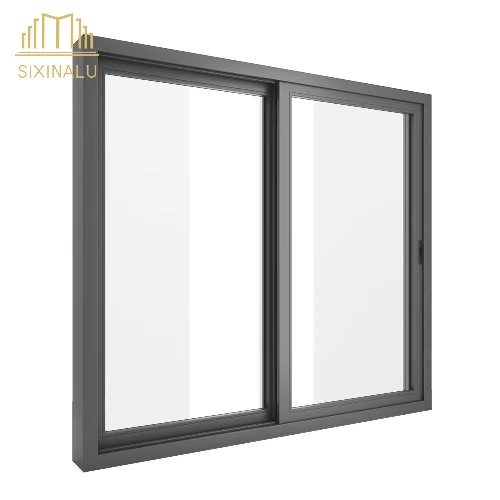 

Sixinalu Sliding Window 2.0mm Thermal Break Aluminum Profile Alloy Frame Double-glazed Glass Modern Style Custom Home Decor