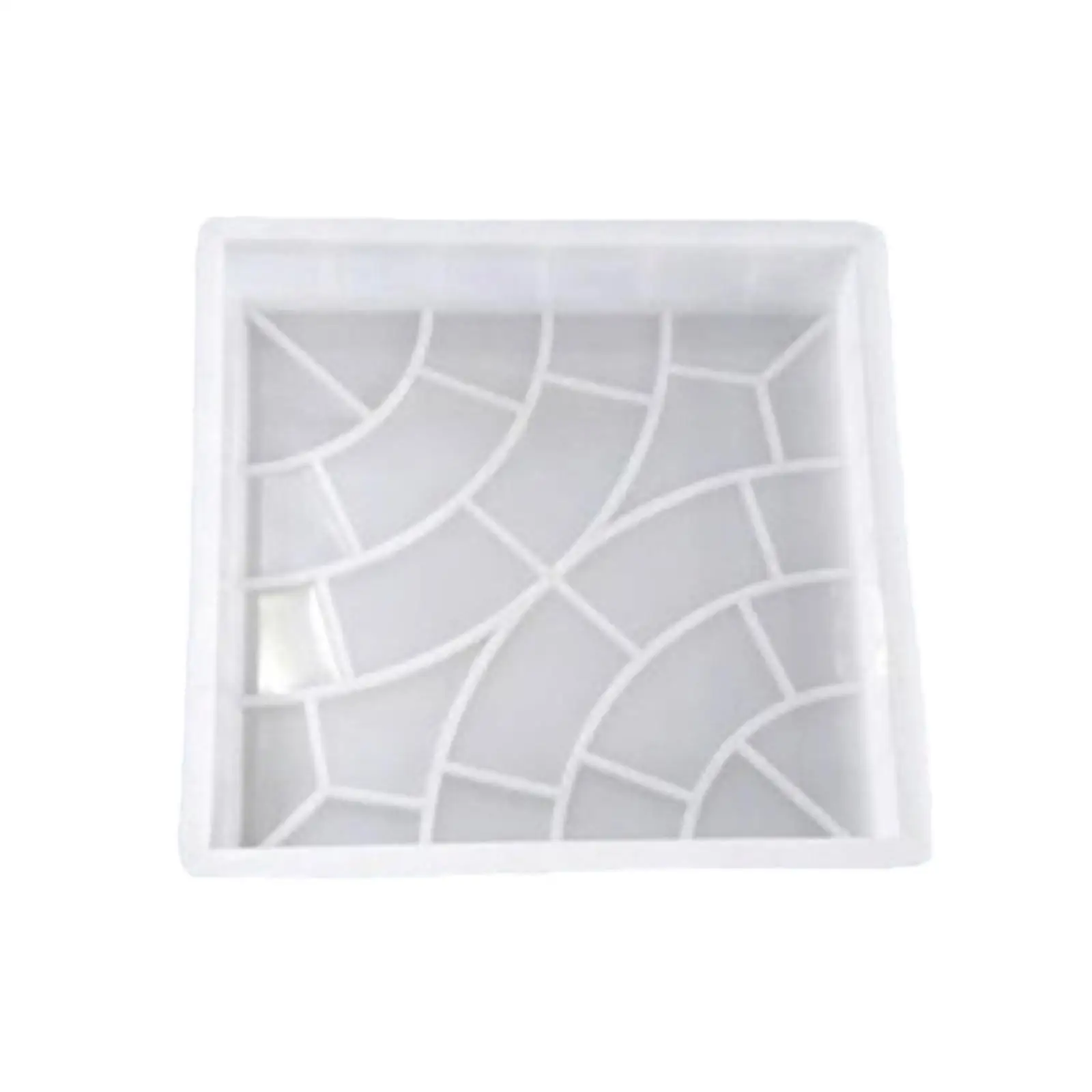 Square Concrete Cement Brick Mold Durable PP Stepping Stone Form for Landscaping Outdoor Garden Pathway