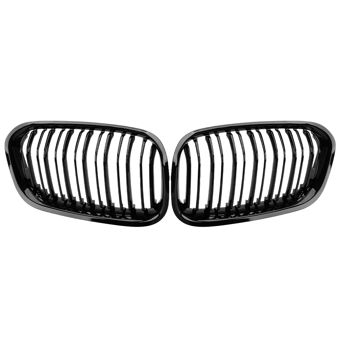 1 Pair Black Front Bumper Grills 51137371686 51137371687 51137371688 51137371685 Fit for BMW 1 Series F20 F21 Facelift 2015-2019