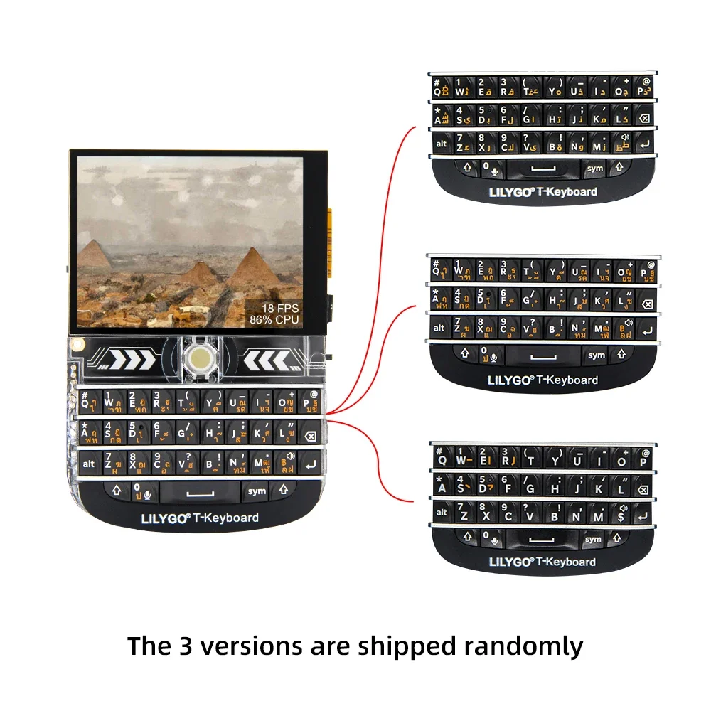 T-deck ESP32-S3 módulo lora 2.8 polegadas placa de desenvolvimento lcd lorawan longo alcance 433mhz 868mhz 915mhz com wifi bluetooth