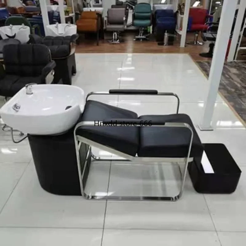 Shampoo Chair Hair Saloon Dedicated Half-Lying Bed