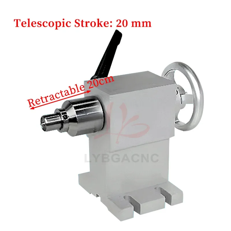 LY Waterproof CNC Short Tailstock for Rotary Axes on 4th-Axis CNC Milling Machines 105mm Center Height Engraving Machine