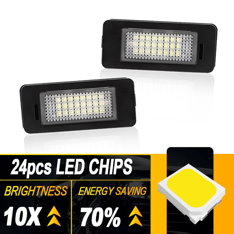 LED Number License Plate Lights Lamp FOR Volkswagen Passat B6 Variant 5D Jetta Golf MK6 Touran Sharan 7N Touareg 7P 8T0943021 view 3