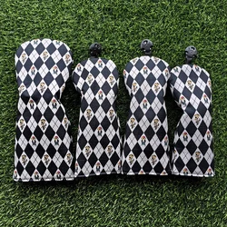 Personality Bear cover Golf Club Wood Headcovers Driver Fairway Woods Hybrid Cover Golf Club Head Protective Sleeve