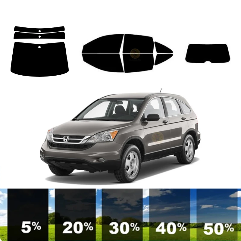 

precut Removable Window Tint Film For Car 100% UVR 5%-70%VLT Heat Insulation Carbon ﻿For HONDA CR-V 4 DR SUV 2007-2011