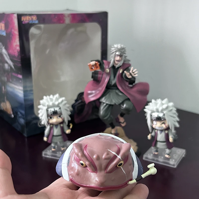 Heiße Anime Naruto Shipp uden Figur Jiraiya geile Kröte Meister Manga Statue PVC Sammler Modell Action Figur Spielzeug Puppe Geschenke