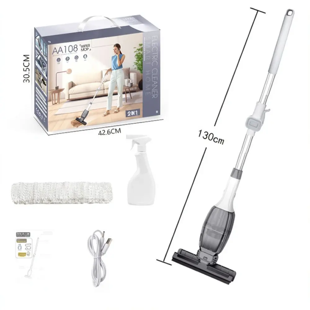 Portable Electric Glass Cleaner Squeegee Cordless Vacuum Household Appliance For Window Mirror Tiles Daily Surface Maintenance