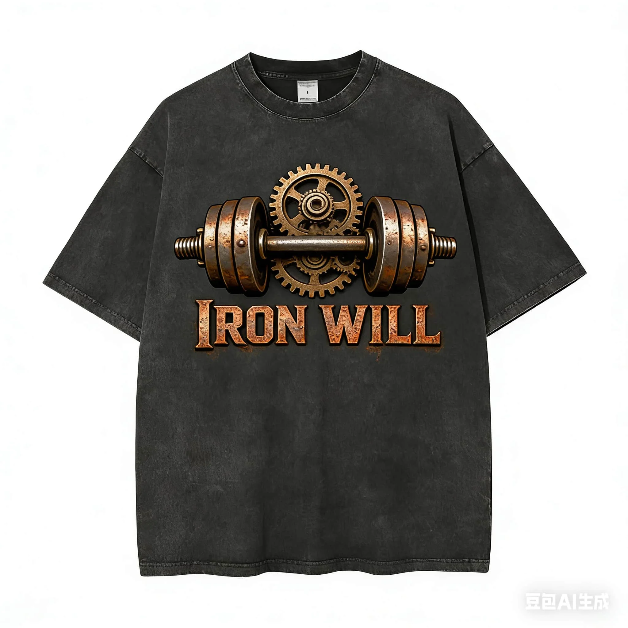 

Футболка унисекс из хлопка с эффектом stonewash, короткий рукав, эластичная, комфортная, влагоотводящая, для фитнеса, тренировок, бодибилдинга