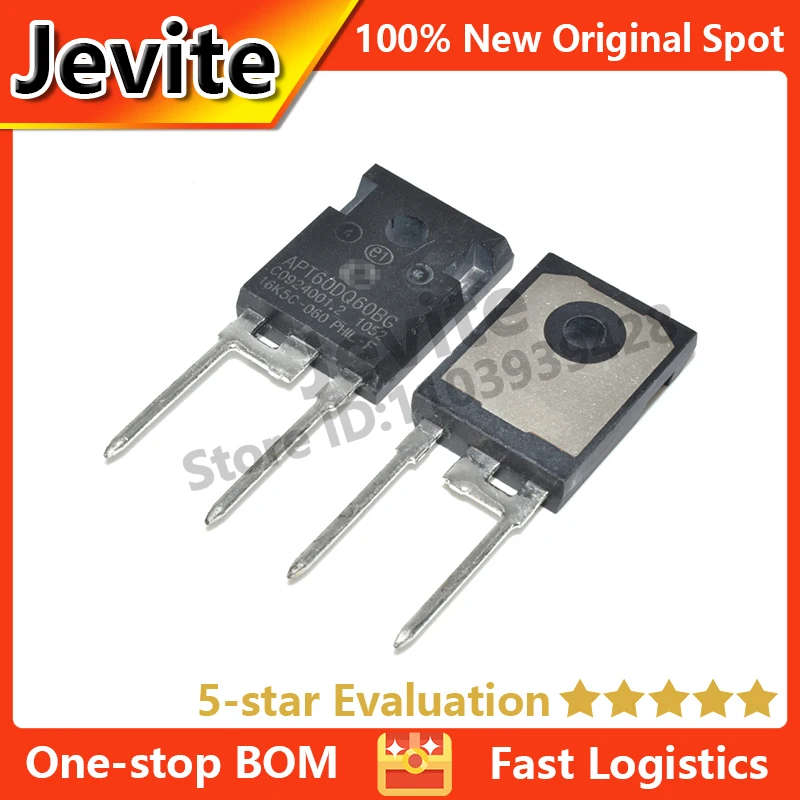 

Jevite 100% New Original electronics Controller 10-50 units/lote APT60DQ60BG 600V 60A TO-247 Diode Transistor