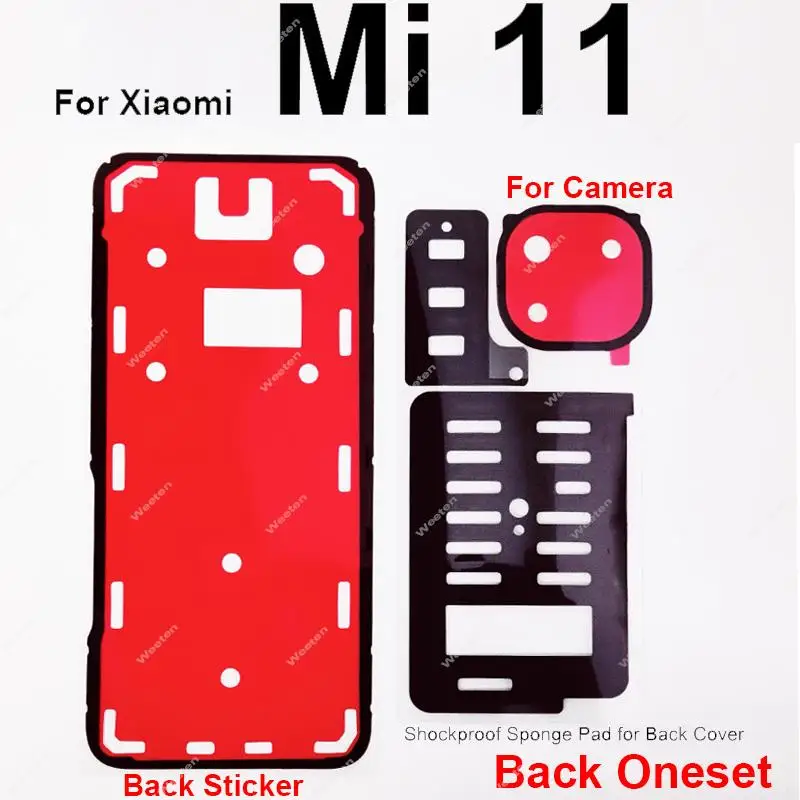 Back Battery Housing Cover Adhesive For Xiaomi Mi 11 Lite 11T Pro Ultra 11i HyperCharge 5G Rear Camera Sticker Front Screen Tape