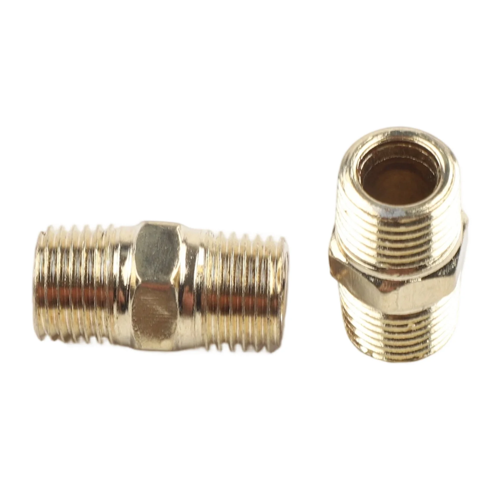Plumbing Connections 27mm Size Brass Pipe Adapter Male To Male Pipe Adapter Male To Male Adapter Hex Nipple Fitting
