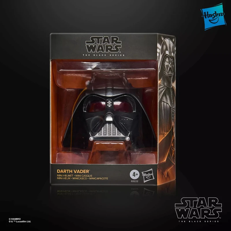 

Original Hasbro STAR WARS Black Series Mini Helmet Clone Captain Rex & Darth Vader Collectible Display Accessory