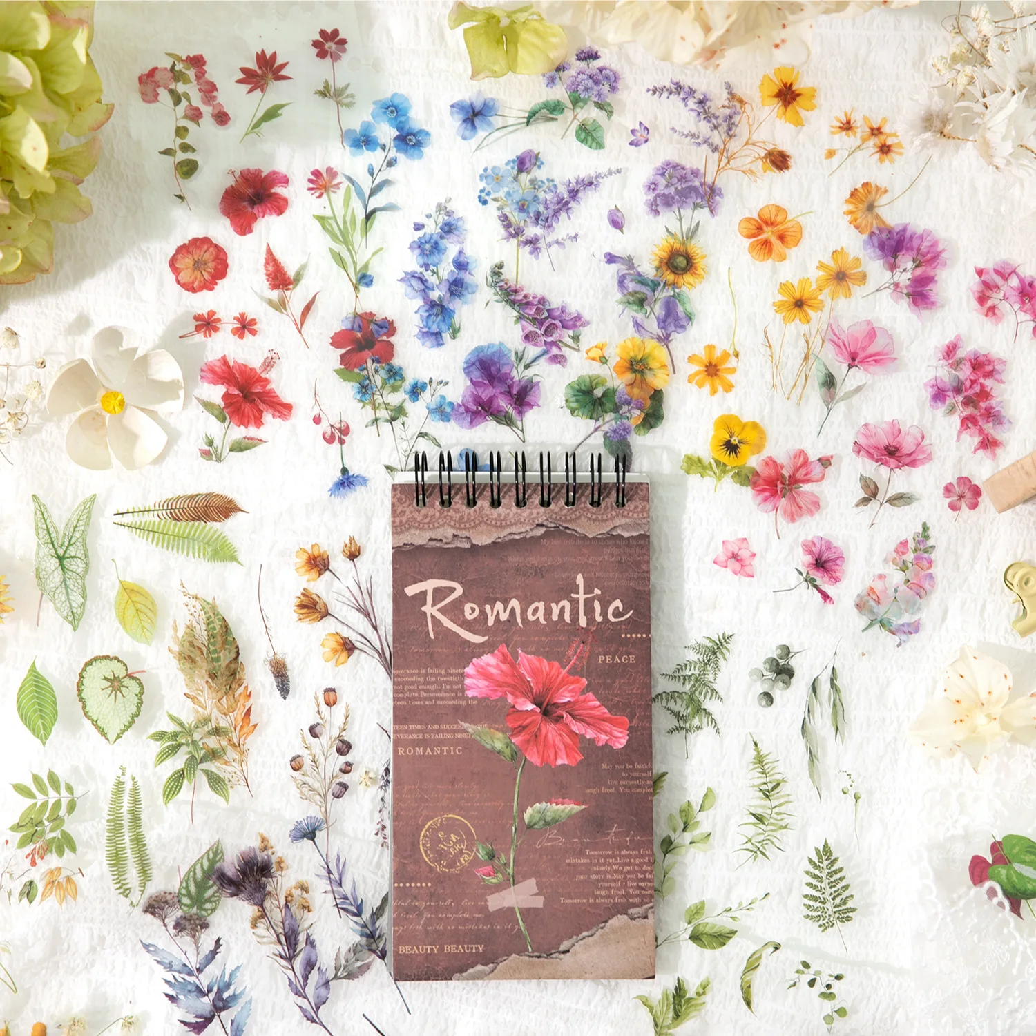 

50 листов, наклейки на тему растений, декоративные наклейки для рук, дневник, альбом, аксессуары для скрапбукинга, принадлежности для ненужных журналов