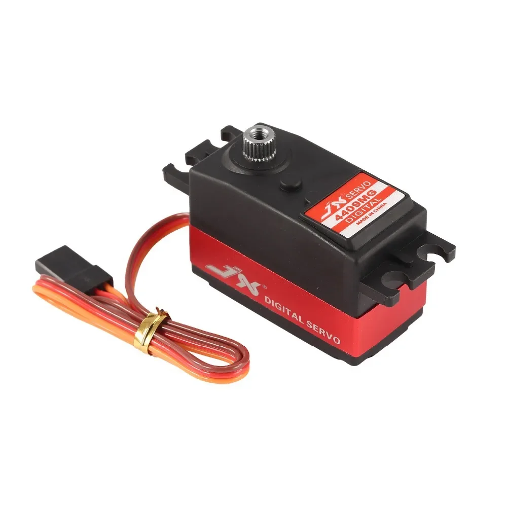 

JX Servo PDI-4409MG 9kg Large Torque 180 Degree Standard Short Digital Servo with 25T Metal arm for 1/8 1/10 RC drift car