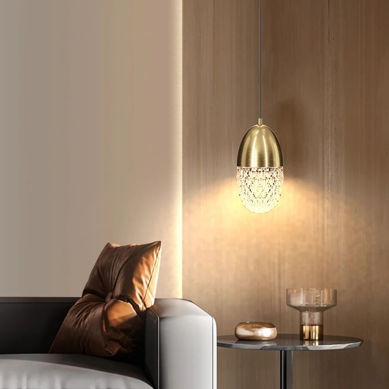 Lampe LED suspendue au design nordique moderne, luminaire décoratif d'intérieur, idéal pour une chambre à coucher, un restaurant ou un bar