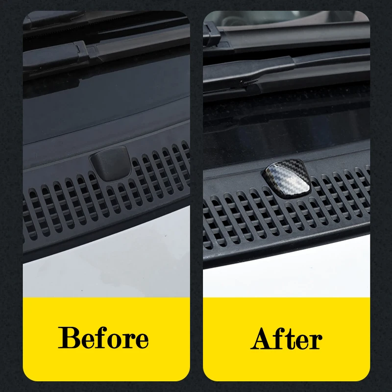 

Car Wiper Nozzle Water Spray Cover Exterior Styling Decorative Stickers For Mercedes Smart 451 Fortwo Car Modified Accessories