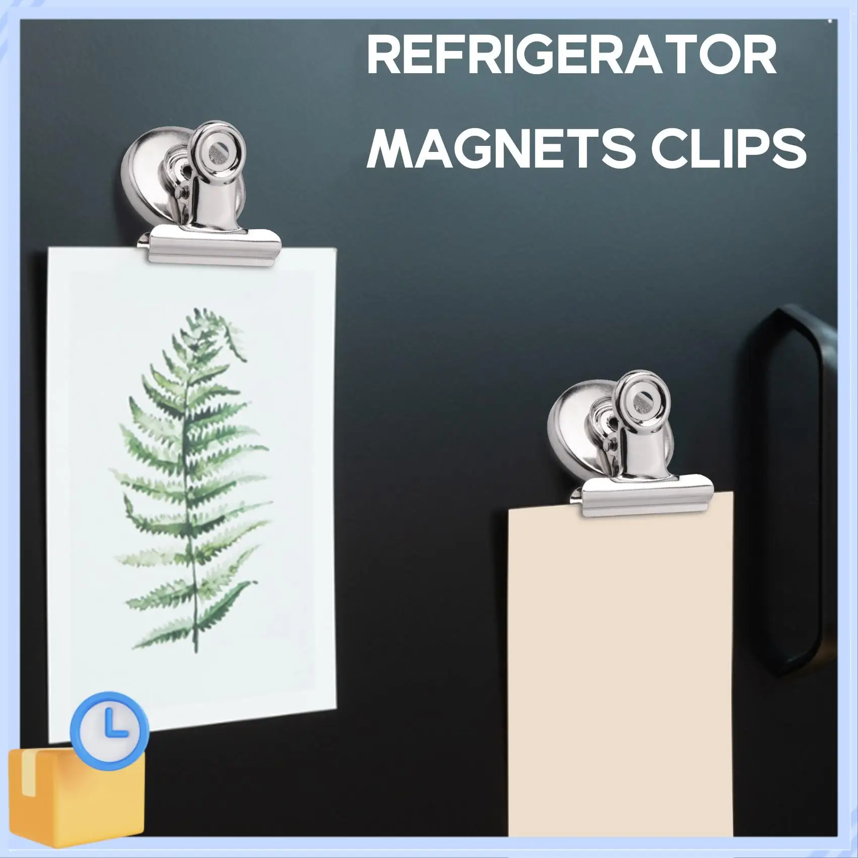 Popular 20 Pack Magnetic Clips,Scratch-Free Refrigerator Strong Magnet Clips,Binder Clips Paper Clamps,Whiteboard Magnets Clips