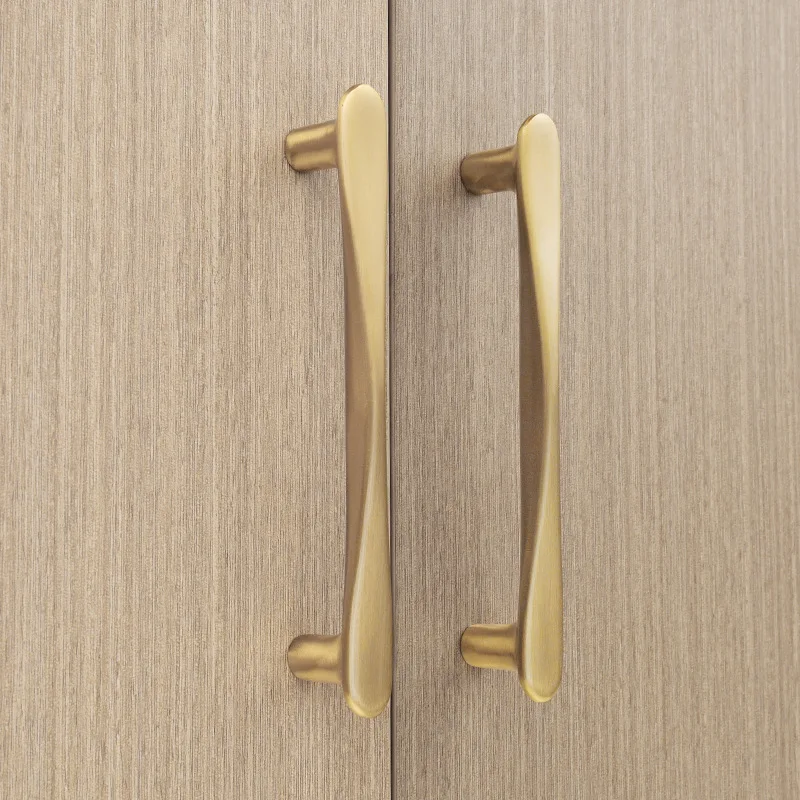 European Solid Brass Handles for Furniture Creativity Handles for Cabinets and Drawers Hardware Fitting Shoe Cabinets Pulls