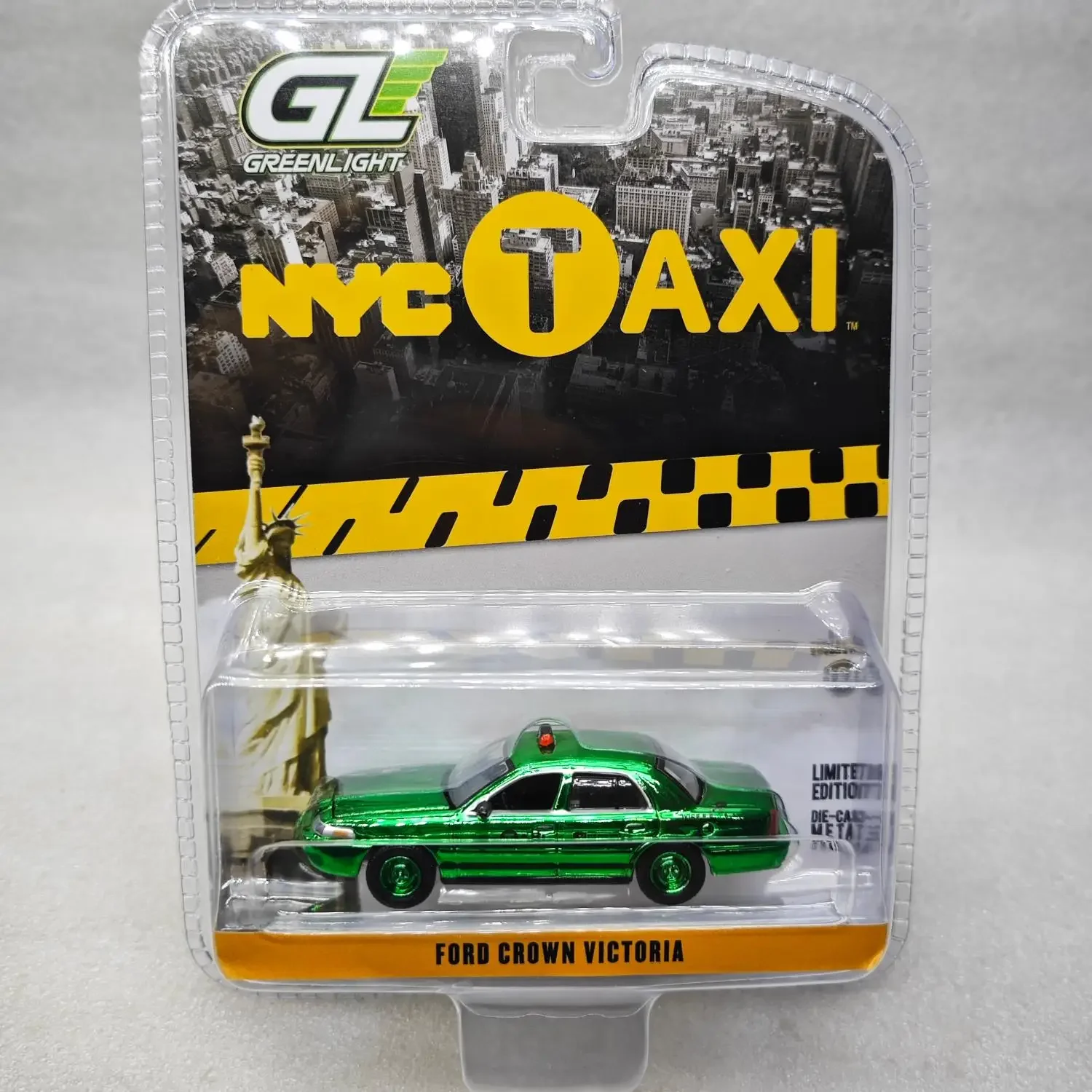 

Greenlight 1:64 2011 Ford Crown Victoria Taxi из сплава, модель автомобиля, имитация коллекции, орнамент, игрушка