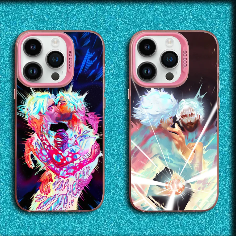 

Arcane Jayce Viktor Phone Case For iPhone 16,15,14,13,12,11,Mini,Pro,MAX Pink Matte Silicone Cover