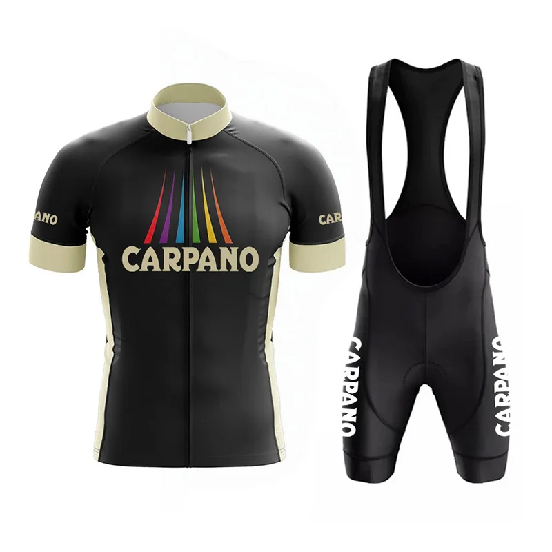 Maillot de ciclismo Carpano, maillot de ciclismo de verano para hombre, conjunto de maillot de ciclismo retro para bicicletas