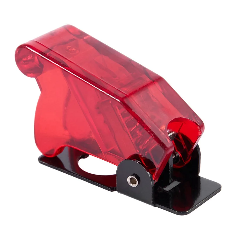 ABGB-Plastic 12Mm Toggle Switch Safety Cover Protector Cap Guard 25Pcs Red