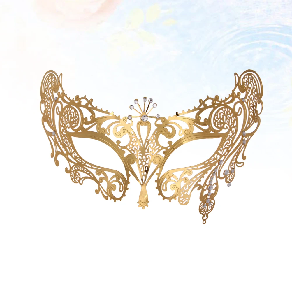 

Half Face Mask Unique Masquerade Cosplay Make up Fancy Dress Costume Party Performance