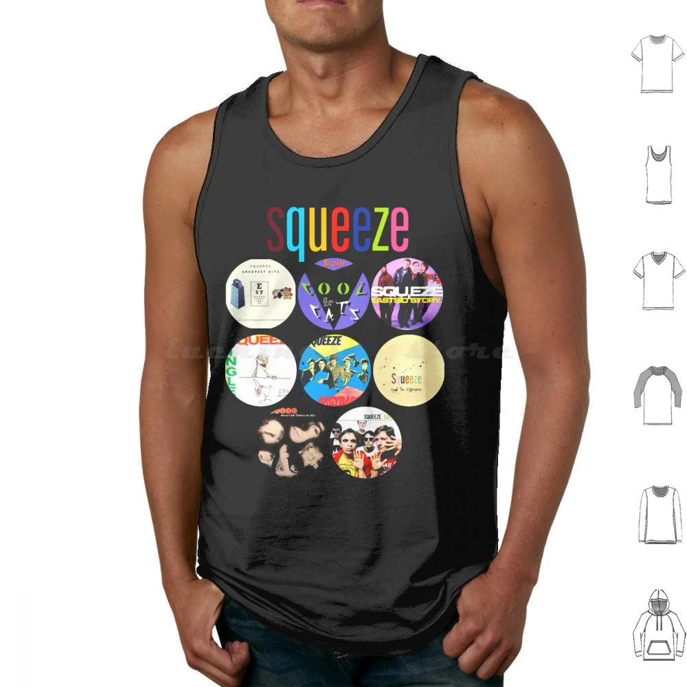 Squeeze Band Shirt Squeeze Band Tank Tops Print Cotton Squeeze Band Squeeze Band