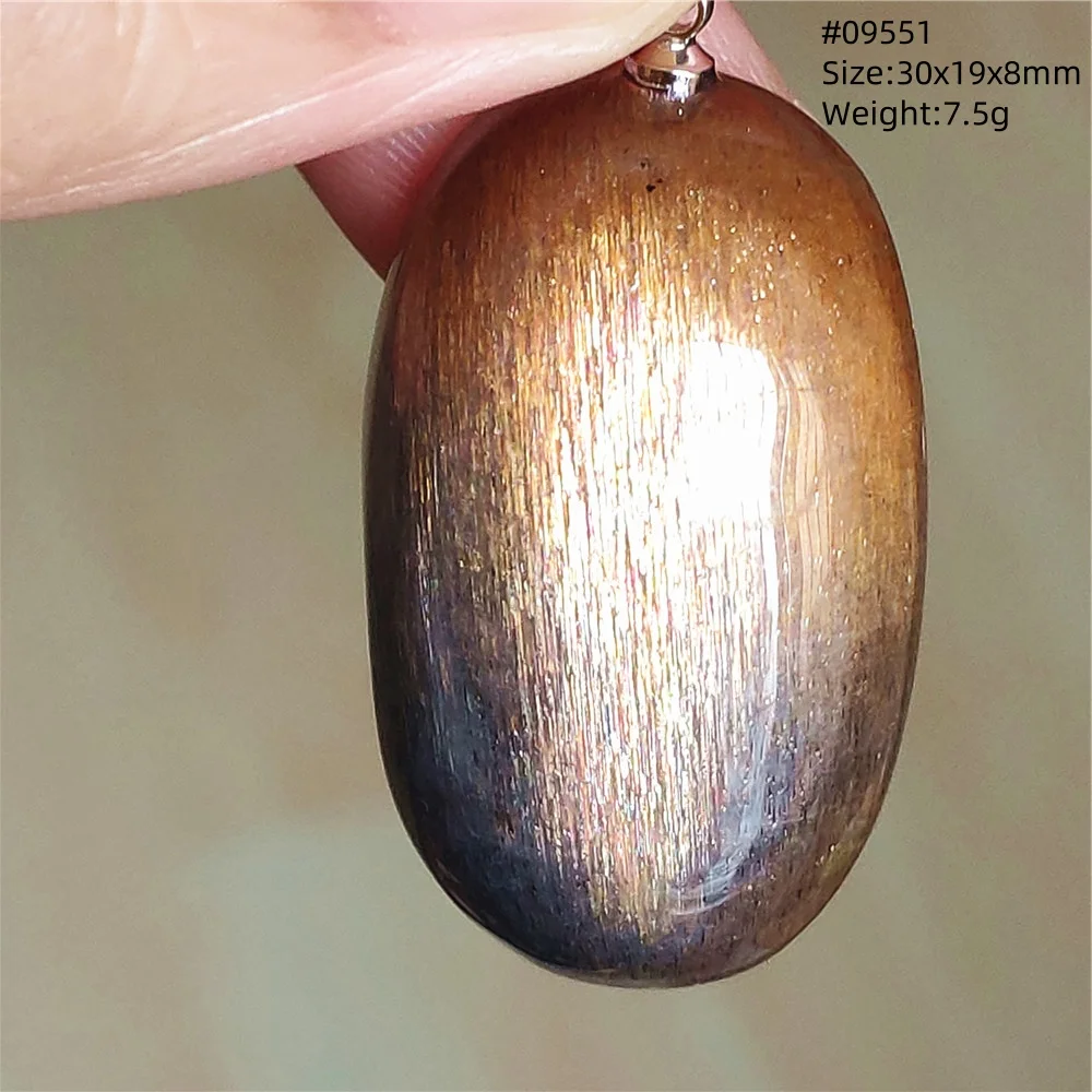 Натуральный оранжевый солнечный камень, черный кулон из лунного камня, женский драгоценный камень, золото, солнечный камень, овальное женское ожерелье с каплями воды, ювелирные изделия AAAA