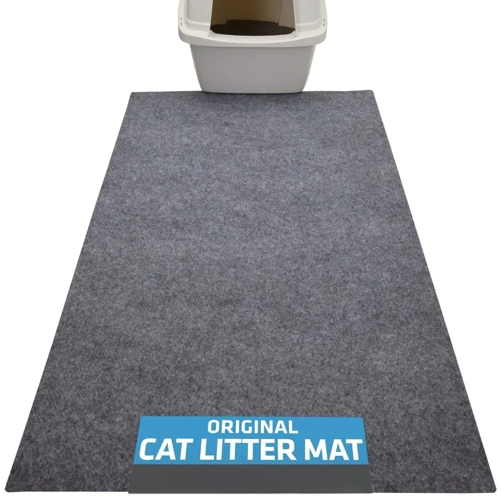 

Hot Sale.Jumbo Cat Litter Mat - 100% Phthalate and BPA Free; Machine Washable; Soft on Paws.Best.,Free shippment