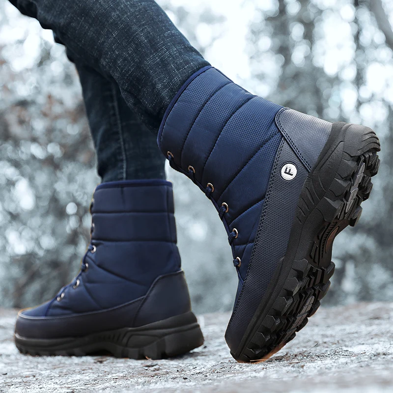 Winter Boots Men High Top Shoes For Men Casual Outdoor Sneakers Snow Boots Good Quality Shoes Sneakers Women Boots Male