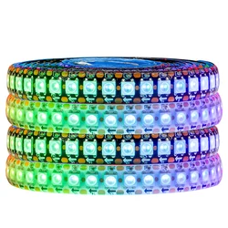 1-5M 144leds/m WS2812B WS2813 WS2815 Led strips 5050RGB Programmable Colored Running Flowing led strip lights Led ribbon DC5-12v