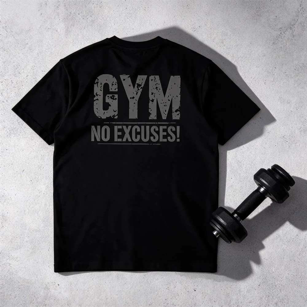 Men'S Gym Motivational T-Shirt - 
