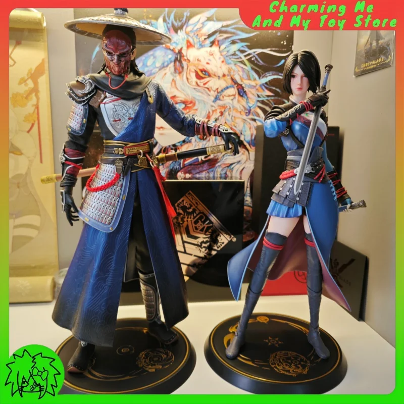 Em estoque pintura jianghu estrelas escuras série li xingyun ji ruxue personagens de anime 1/7 escala figura estática 1/12 figura de ação presente