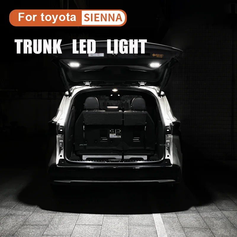 

For Toyota Sienna 2021-2024 Tailgate Additional Light Trunk LED Light Indoor Atmosphere Light Car Reading Light Car Accessories