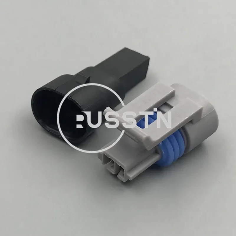 1 Set 2 Pin TPS Auto Connector Waterproof Water Tank Socket AC Assembly Water Level Sensor Plug For Foton Daimler 12162197