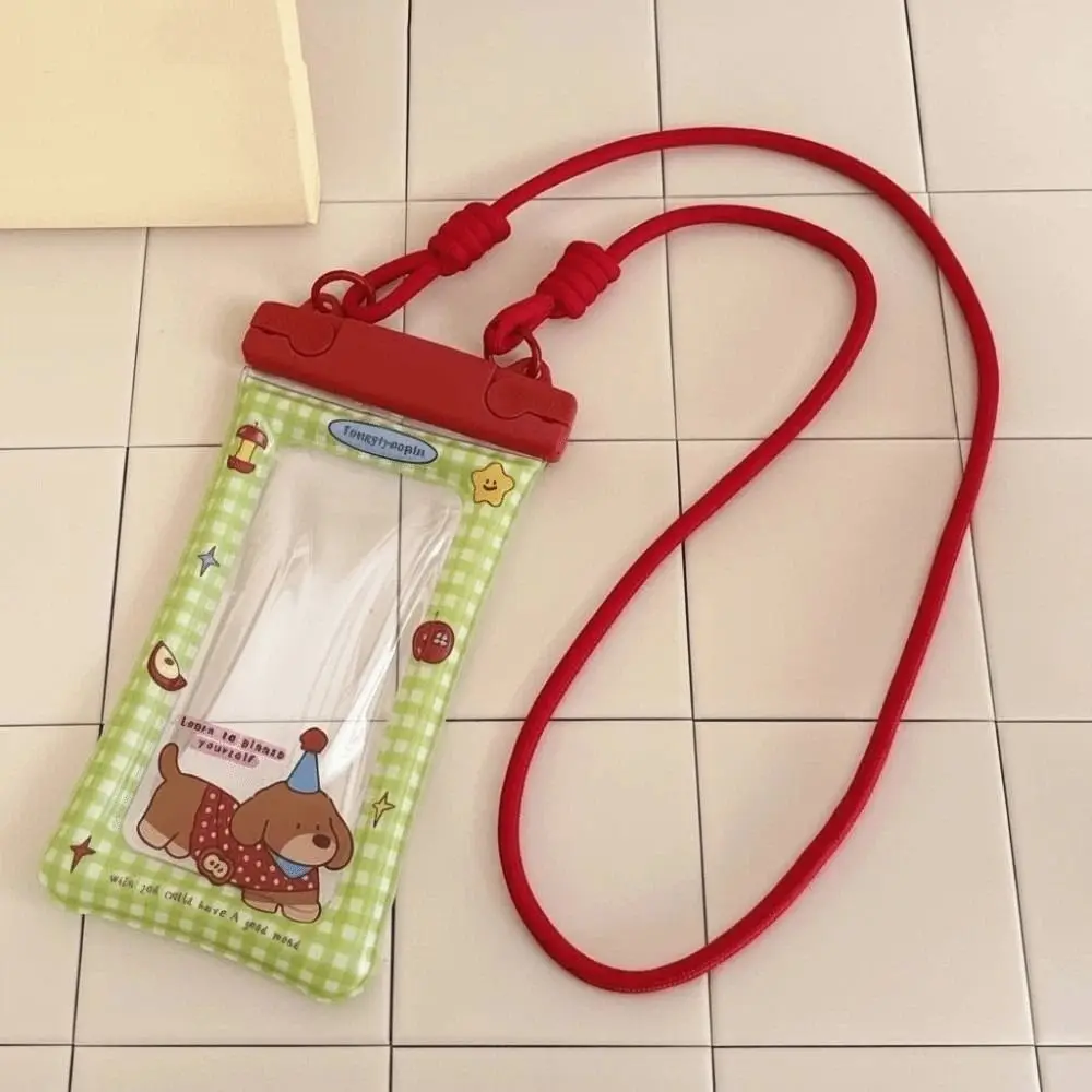 Shoulder Pouch Adjustable Strap Waterproof Phone Pouch Lightweight Sealed Crossbody Dry Bag PVC ABS PVC Storage Pack Kids view 3