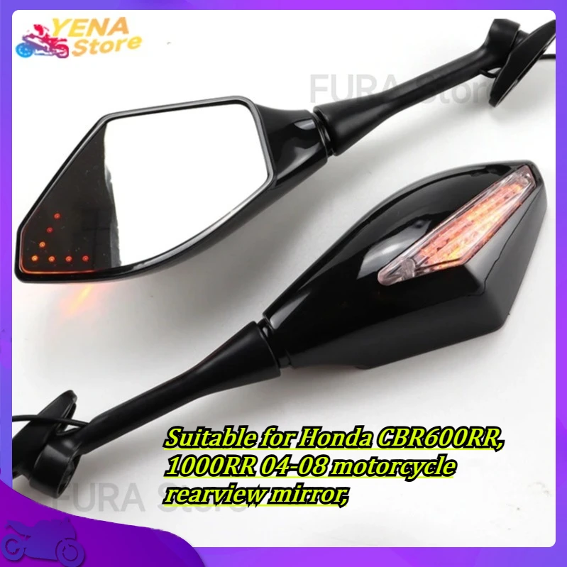 

Suitable for Honda CBR600RR,1000RR 04-08 motorcycle rearview mirror,CNC manufacturing handlebar rearview mirror,side view mirror