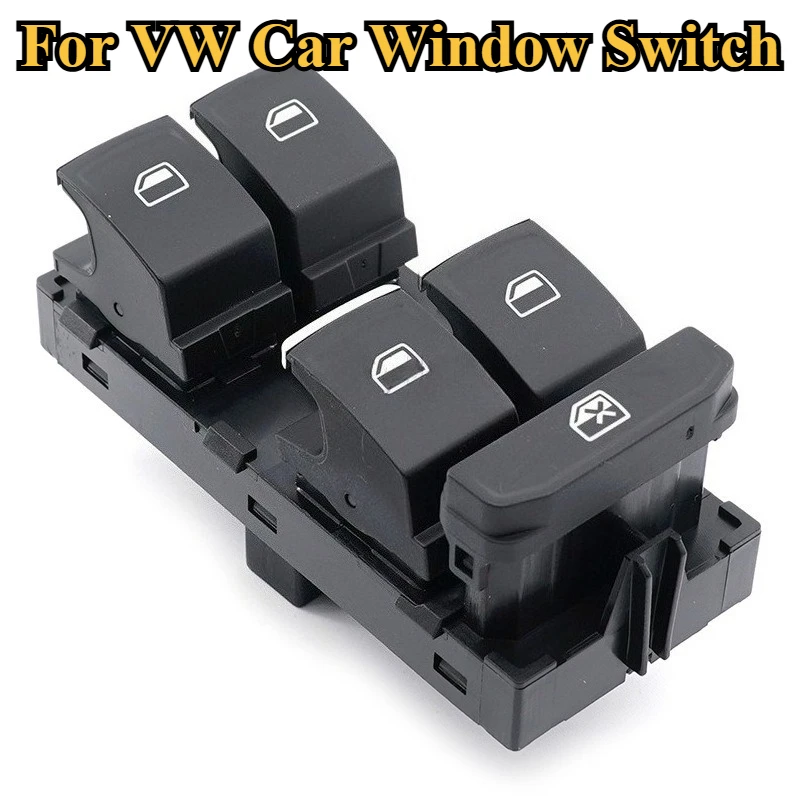 

For VW Car Window Switch 5G0959857C - OEM Style Power Window Control Button, Electric Regulator Switch for Golf Passat Tiguan