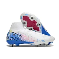 Cross-Border Assassin 16th High-Top Waterproof Football Shoes Professional Sports Knitted SG Nails Slip-Resistant