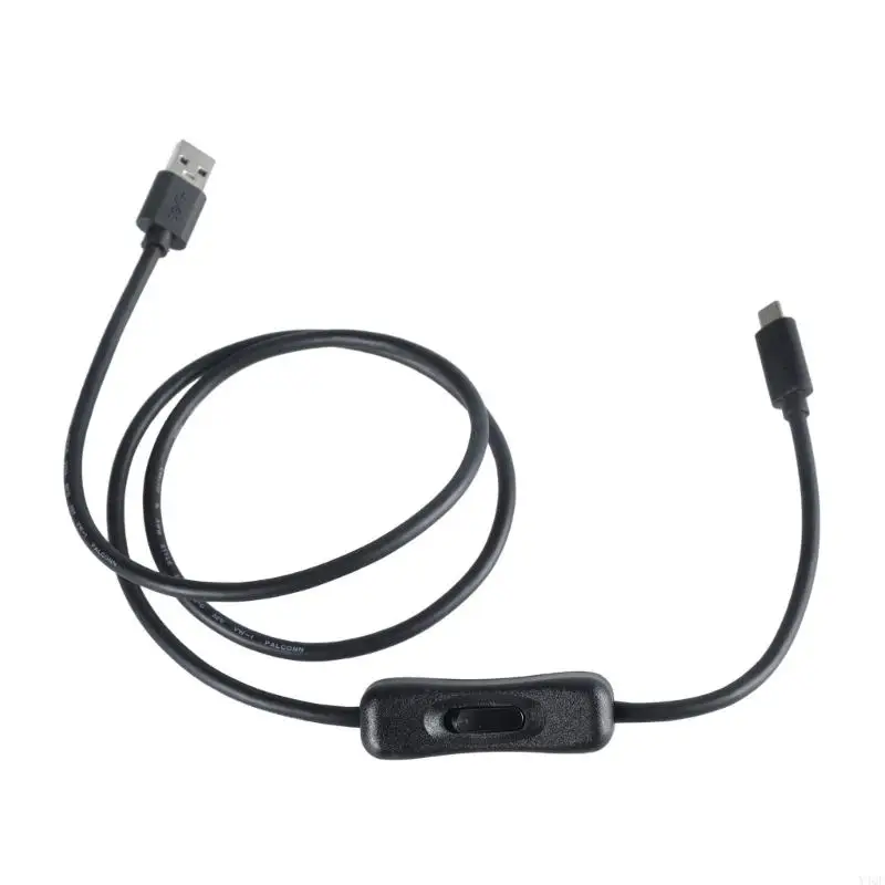 Y4QF USB3.0 do USB C Przewód przedłużający kabel przyciskiem przełączania 10 / s transfer danych