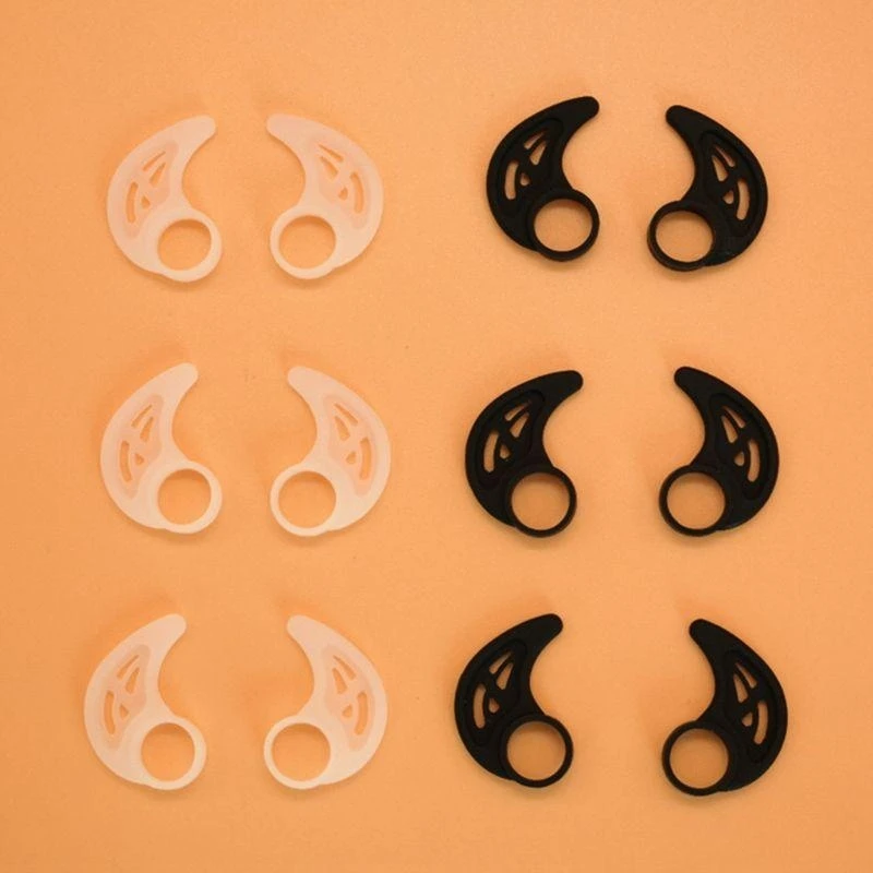 5 أزواج من مشبك الأذن الرياضي العالمي من السيليكون، خطاف مشبك للأذن لسماعات البلوتوث