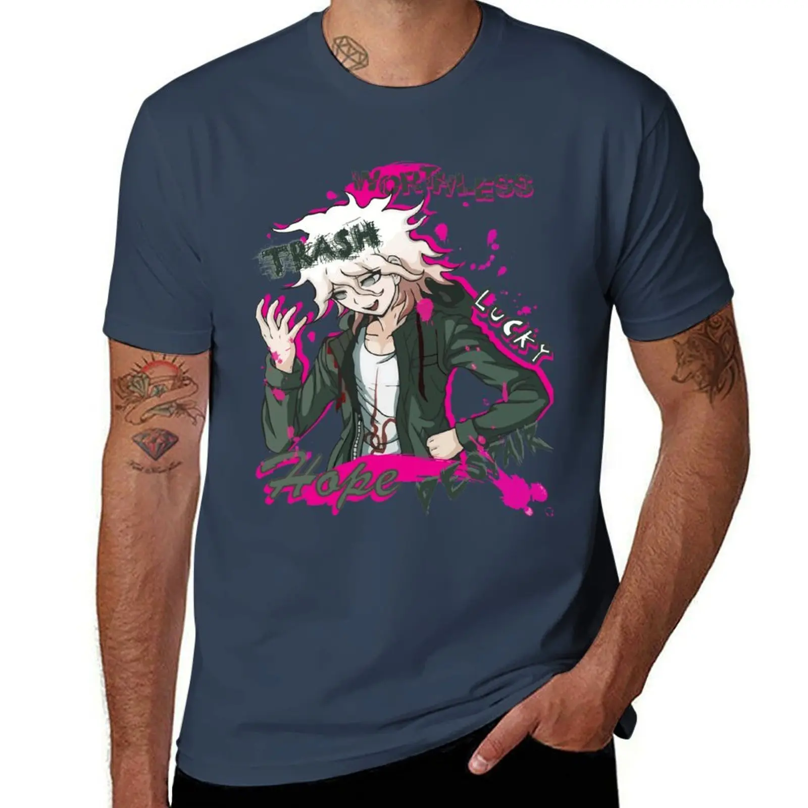 

Nagito Komaeda T-Shirt Outdoor Activity Sports T-Shirt
