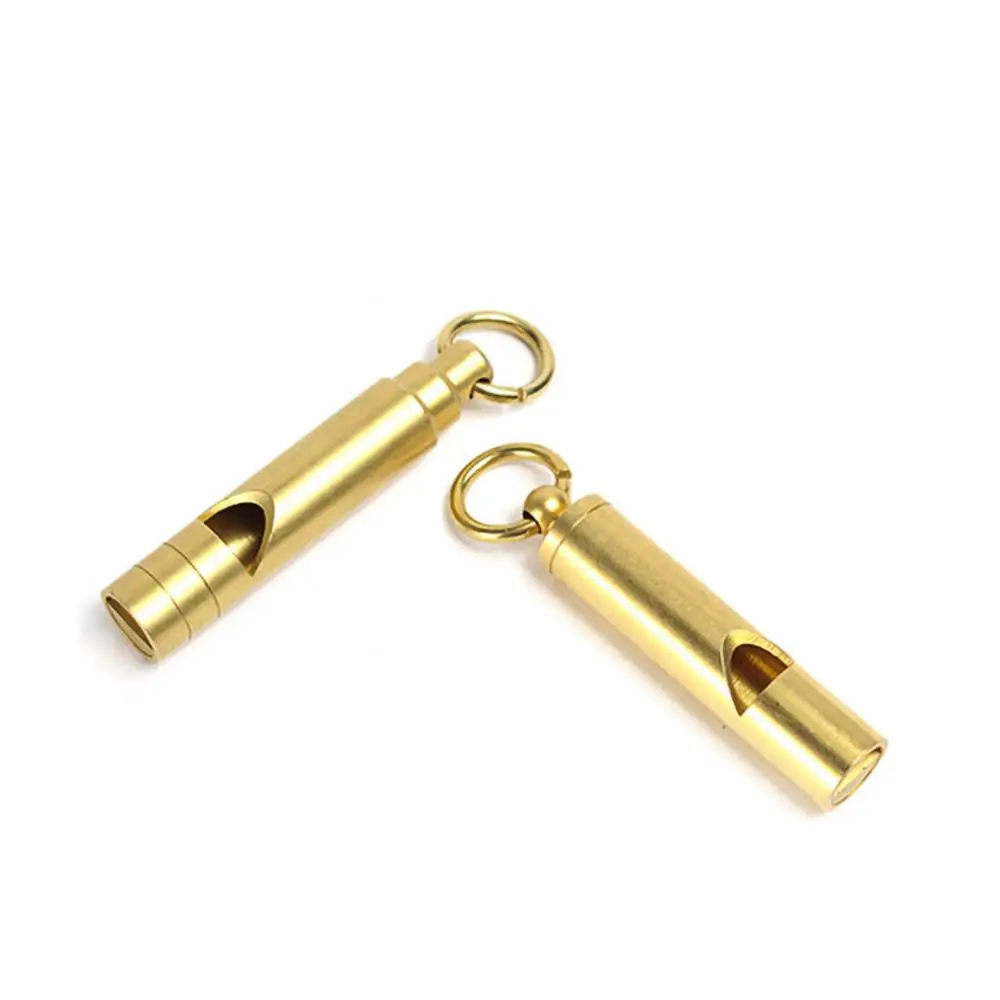 

Vintage Brass Whistle Outdoor Survival Equipment Army Training Pets Dogs Retro Referee Outdoor Safety Hiking Camping EDC Tool