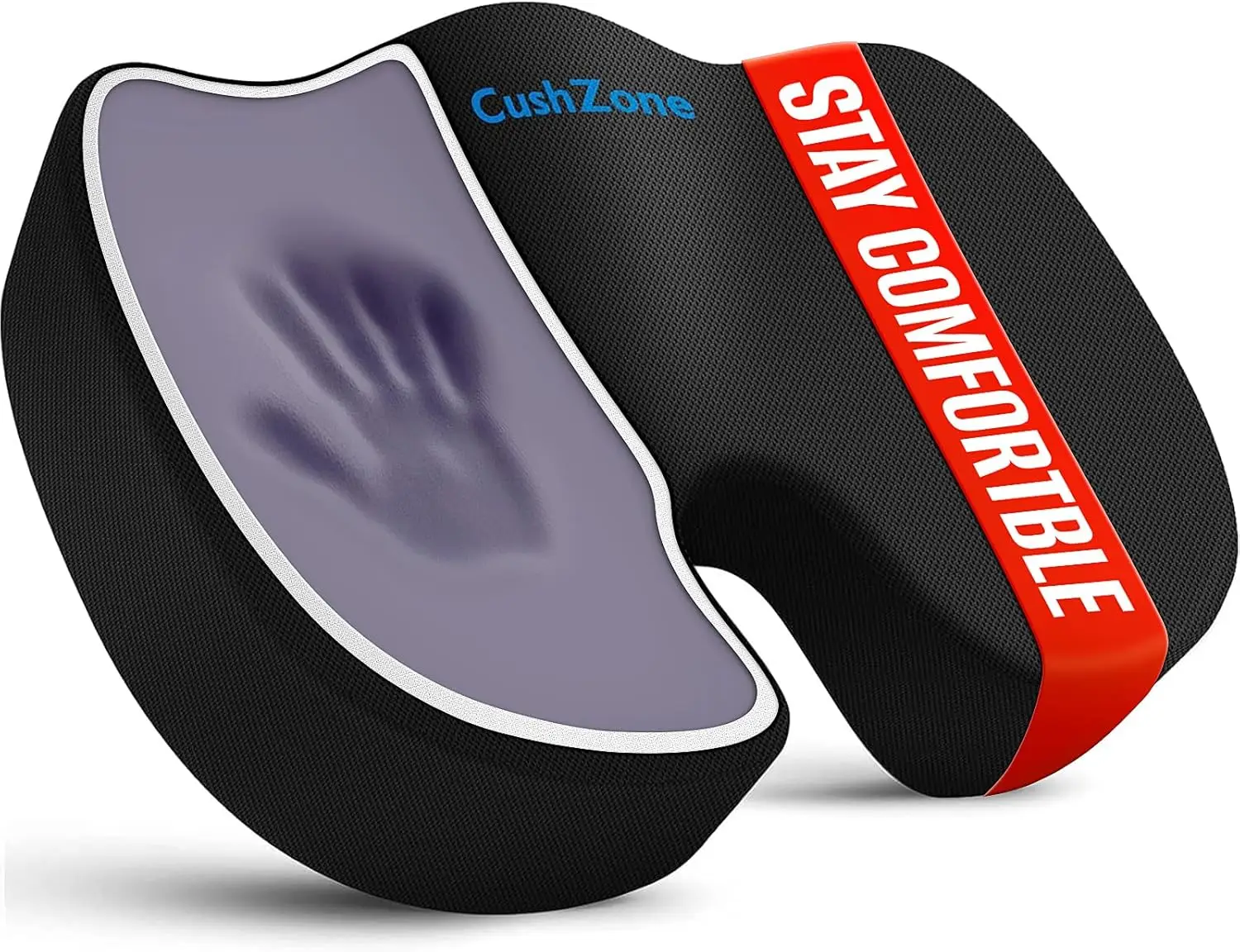 

Подушка для сиденья из пены с эффектом памяти для офиса, автомобиля и путешествий - снимает боль в спине при длительном сидении