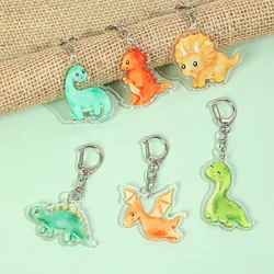 Dinosaur Party Keychains Safari Dino Birthday Party Decoration Kids Gifts Baby Shower Jungle Wild One 1st Birthday Supplies